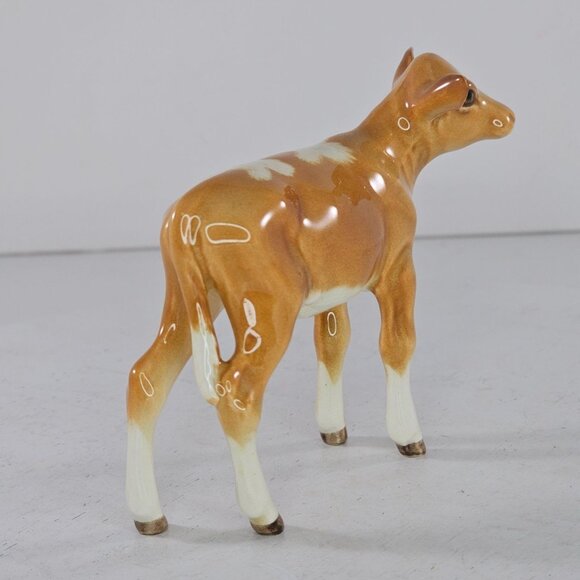 RARE Beswick England Guernsey Calf Baby Cow Figurine Glossy #1249A - Picture 3 of 10